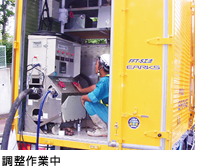 調整作業中